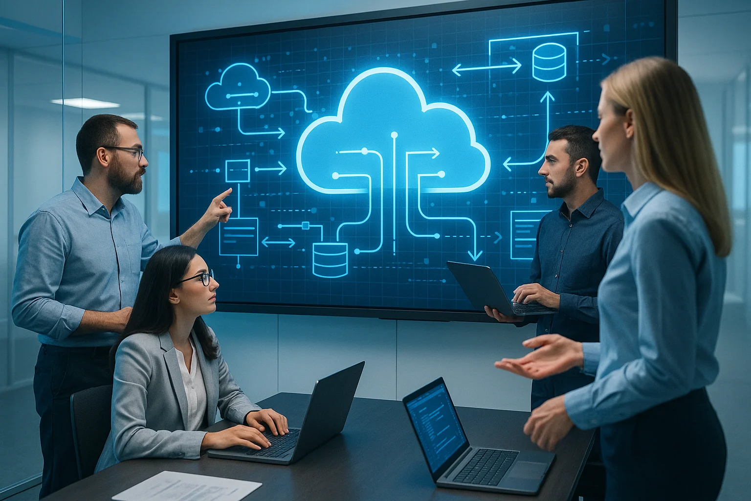 Core switching stack